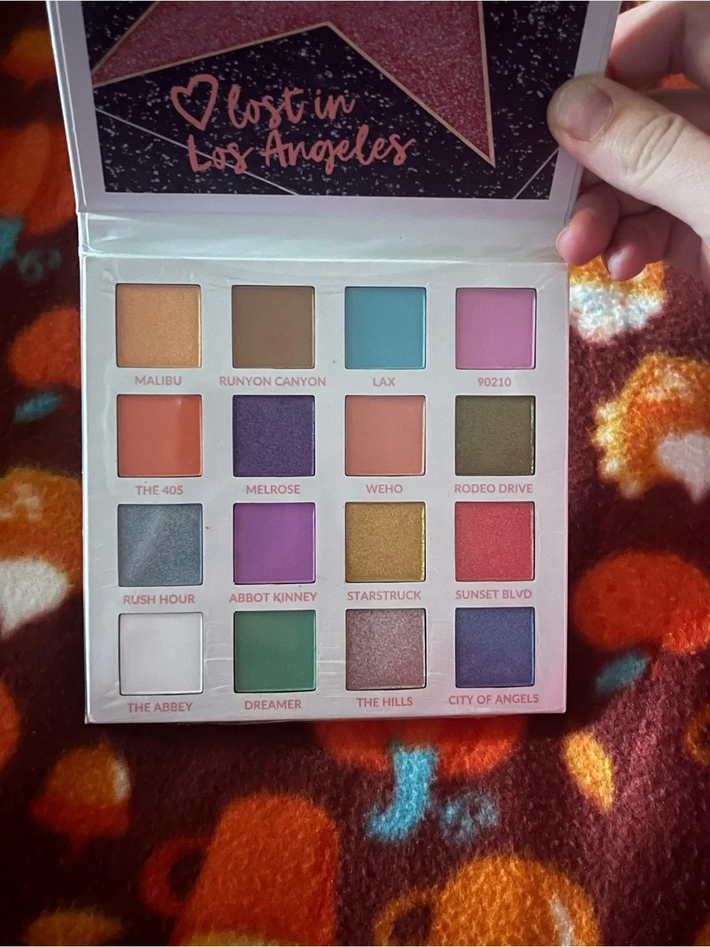 Los Angeles Eyeshadow Palette – Blue & Pink